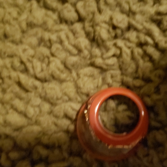 Louis Vuitton rust gold resin logo ring sz 7 (price is firm) - Picture 5 of 6